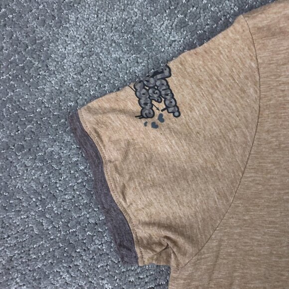 Flavor Flav T Shirt Men's Medium 2007 Flavor of Love Brown Ringer T Shirt - Picture 4 of 10